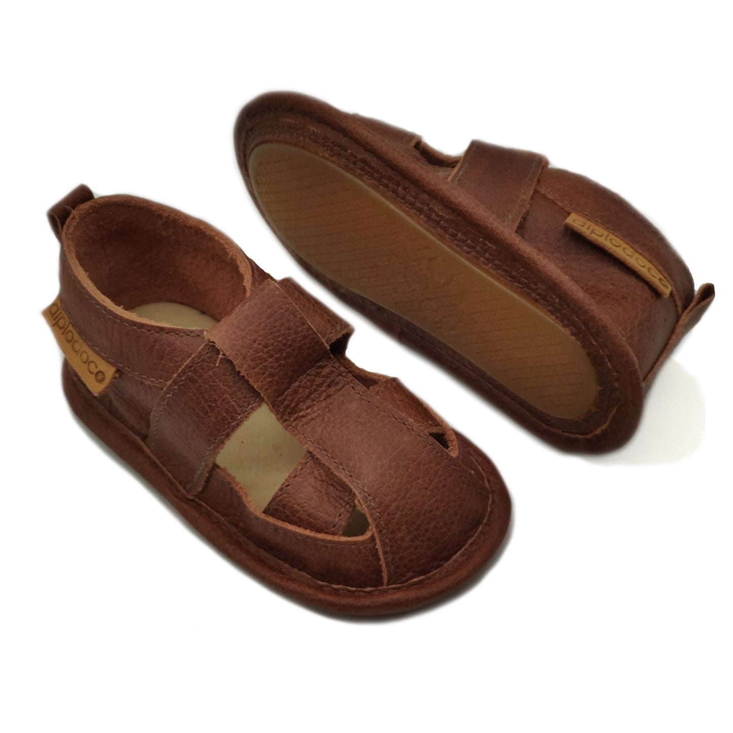 Sandália Infantil Cometa Café - Linha Crescidinhos