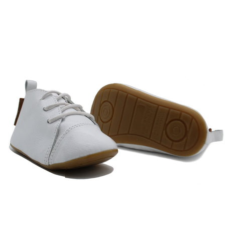 Sapato Infantil  Dom Branco - Linha Crescidinhos
