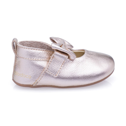 Sapato Infantil Poti Dourado - Linha Crescidinhos