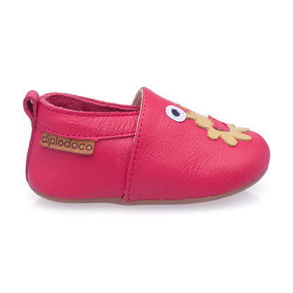 Sapato Infantil Monstrinho Vermelho - Linha Crescidinhos
