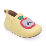 Sapato Infantil Maça Amarelo - Linha Crescidinhos
